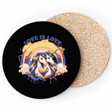 Discover Love is Love Coasters