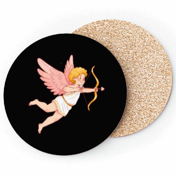 Discover Cupid with Bow and Arrow. Coasters