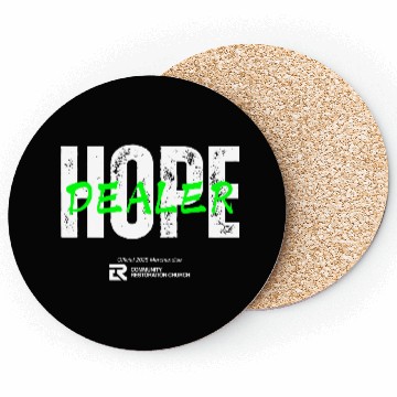 Discover Hope Dealer Green Coasters