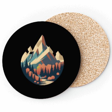 Discover Modern Mountain Serenity Coasters