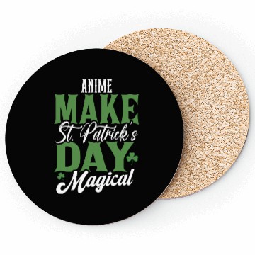 Discover Anime Make St Patricks Day Magical Coasters