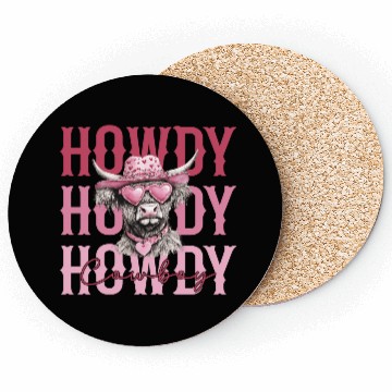 Discover Highland cow - Howdy Cowboy Coasters