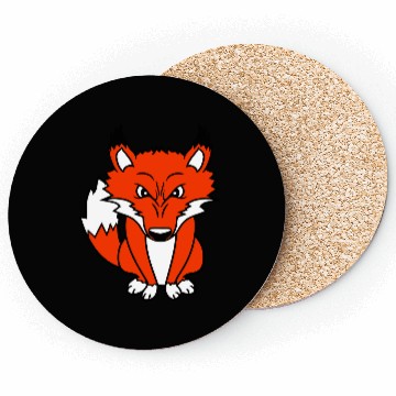 Discover Fox Evil Eye Dangerous Red Fox Wild Animal Angry Coasters