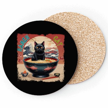 Discover Ramen Cat Coasters
