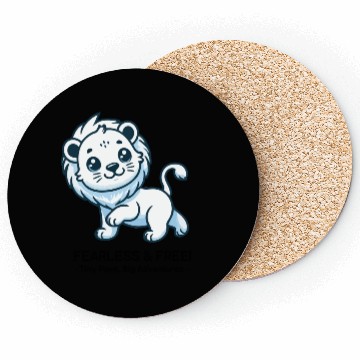 Discover Fearless lion cub Coasters