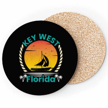 Discover KEY-WEST FLORDIA Sailing West Keys Sailing Outfit Coasters