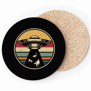 Discover UFO-Bigfoot Nessie Unicorn Coasters