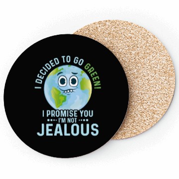 Discover I Decided To Go Green Planet Earth Day Coasters