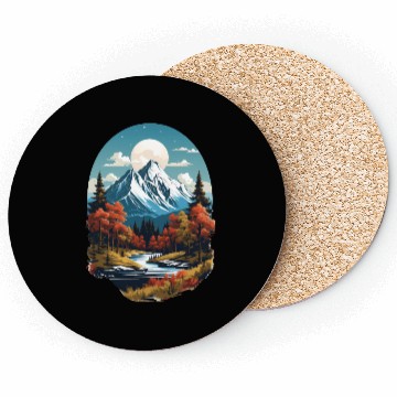Discover Majestic Peaks and Autumn Serenity Coasters