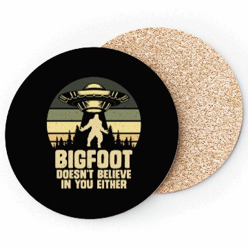 Discover UFO-Bigfoot Yeti Sasquatch Coasters