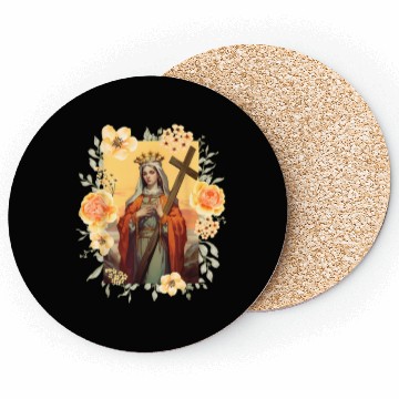 Discover St Helena The True Cross and Church Coasters