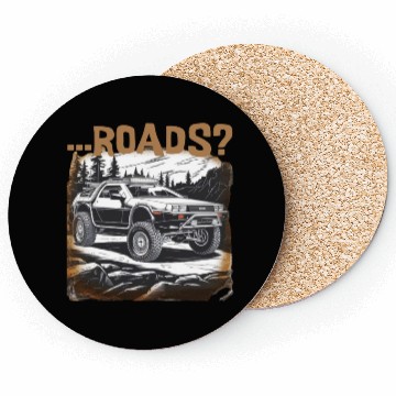 Discover Off-road Delorean Coasters