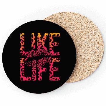 Discover Like Life Leopard Kiss Coasters
