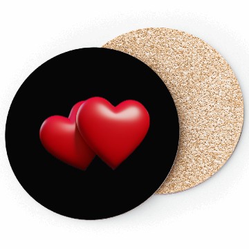 Discover love red hearts Coasters