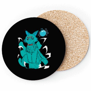 Discover Kyūbi no kitsune or Nine Tailed Fox Coasters