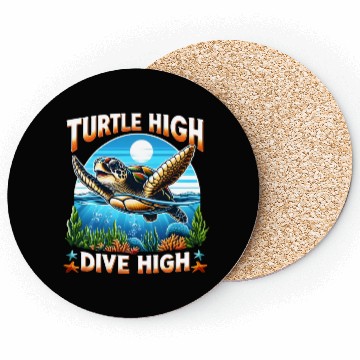Discover Turtle High Dive High Turtle Lover Coasters