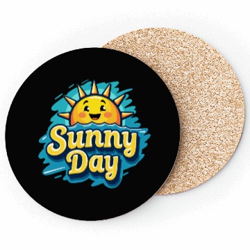 Discover Sunny Day Sun Summer Vacation Coasters
