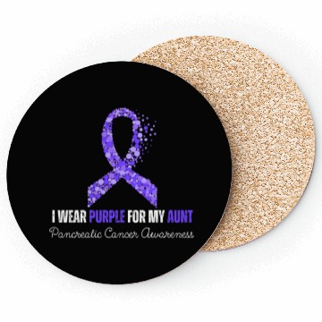 Discover I Wear Purple For My Anut Coasters