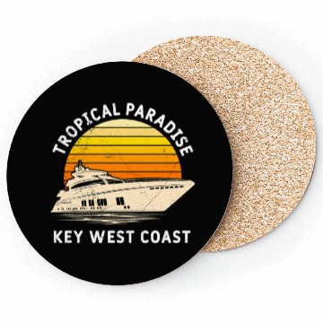 Discover Florida TROPICAL PARADISE KEY-WEST COAST Coasters