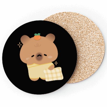 Discover Sleepy Capybara Coasters