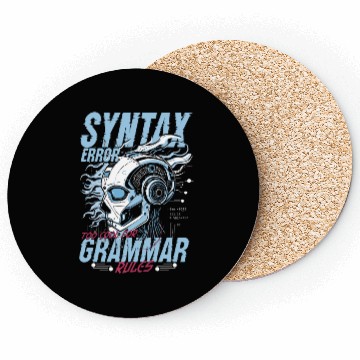 Discover Computer Linguist Syntax Error Coasters