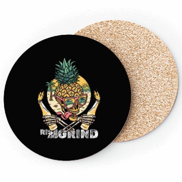 Discover Rise and Grind – Tropical Skull Party Coasters
