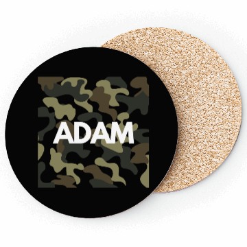 Discover Adam Name Coasters Men Good Quality Camouflage