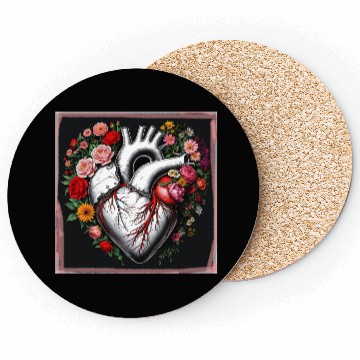 Discover Flower Heart Spring by Tobe Fonseca Coasters