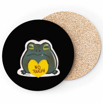 Discover NO Touchy! Grumpy toad. Coasters