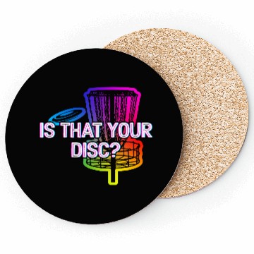 Discover Is That Your Disc Sarcastic Disc Golf Sarcasm Coasters