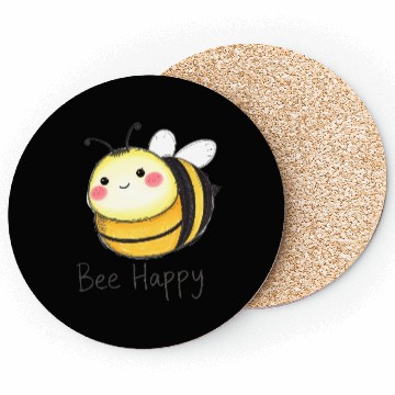 Discover Bee Happy Coasters