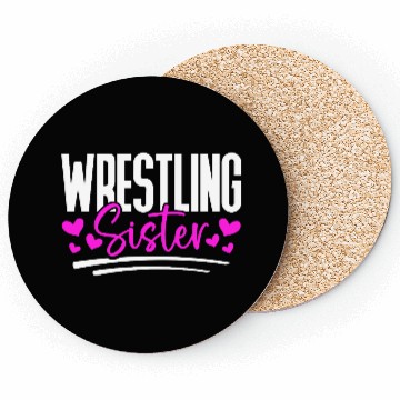 Discover Wrestling Sister Coasters