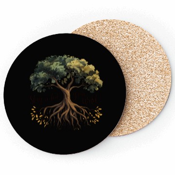 Discover Rooted Growth - Nature's Wisdom Coasters