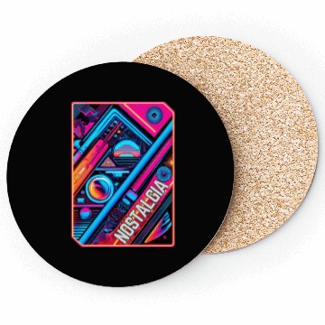 Discover Neon Nostalgia - Vintage vibes Coasters