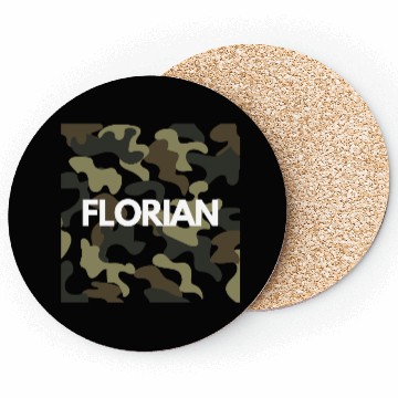 Discover Florian Name Coasters Men Good Quality Camouflage