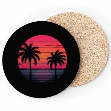 Discover Tropical Sunset Serenity Coasters