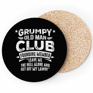 Discover Grumpy Old Man Coasters