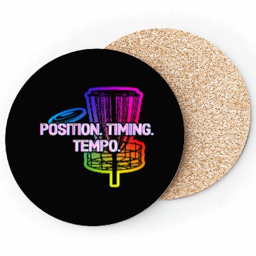 Discover Position Timing Tempo Disc Golf Strategy Golfer Coasters