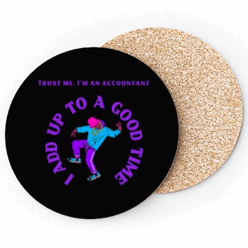 Discover Trust me i'm an accountant Coasters