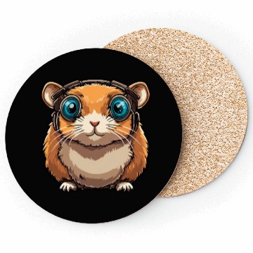 Discover Cyborg Hamster Coasters