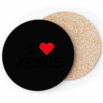 Discover I Heart Jesus Coasters