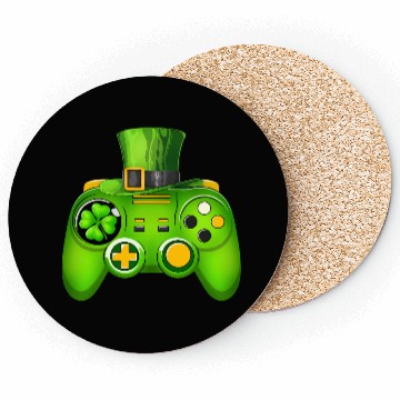 Discover Video Game Controller Irish Gamer St Patricks Day Coasters