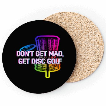 Discover Dont Be Mad Get Disc Golf Funny Couples Humor Coasters