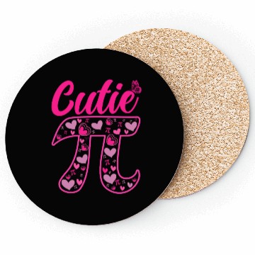Discover Pi Day 2025 Cutie Pie Cutie Pi 3.14 Coasters