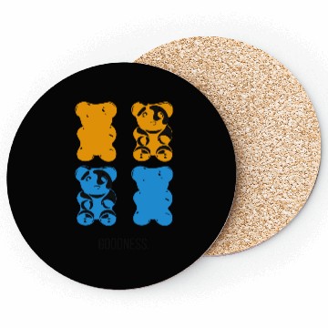 Discover Gummie bears Goodness Design. Coasters