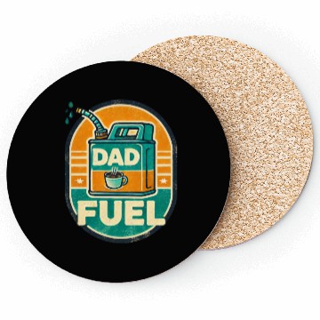 Discover Dad Fuel – Playful, with a retro twist. Coasters