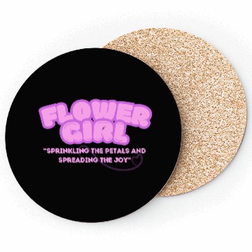 Discover flower girl wedding Coasters