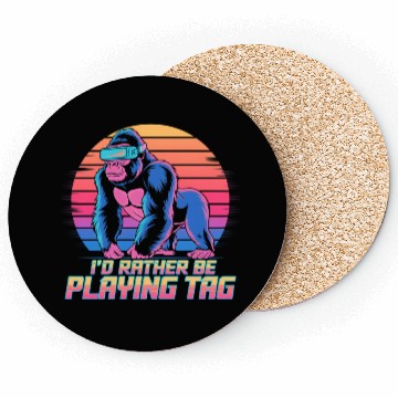 Discover I d Rather Playing Tag Gorilla Monkey Tag Gorilla Coasters