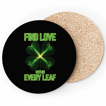 Discover Mystic Clover - Find love within every leaf Coasters