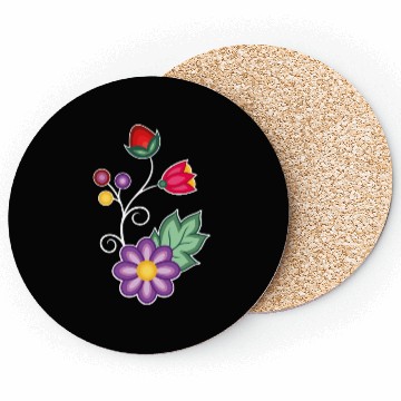 Discover Ojibwe Floral Coasters